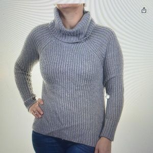 Bar III Turtleneck Sweater New medium Grey
